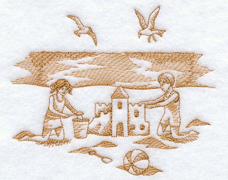 Castles in the Sand (Toile)