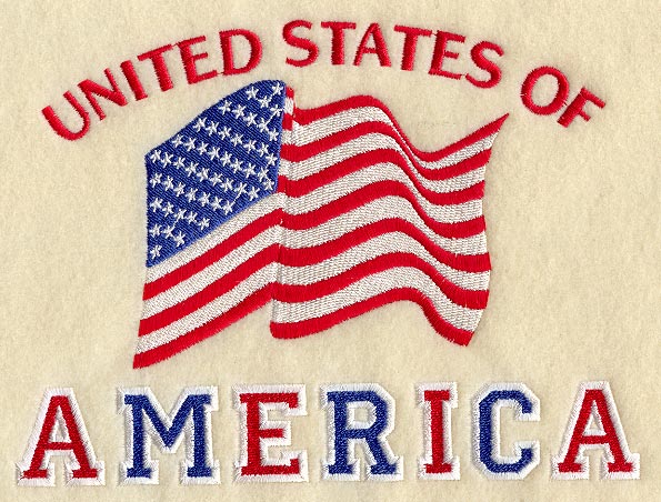 United States of America and Flag