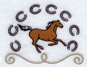Horse and Horseshoe - Left