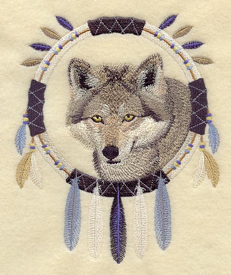 Wolf Dream Catcher