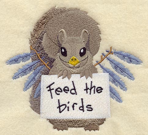 Feed the Birds Squirrel