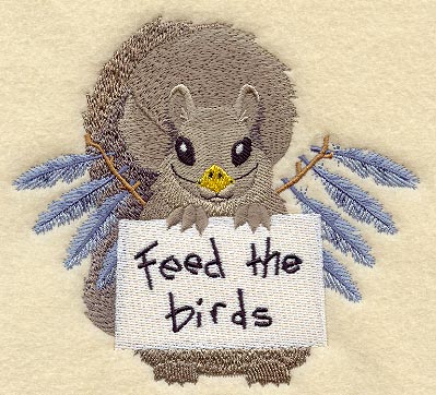 Feed the Birds Squirrel