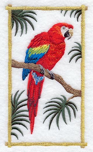 Scarlet Macaw Panel