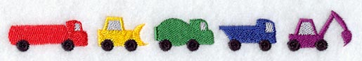 Baby Construction Vehicle Border