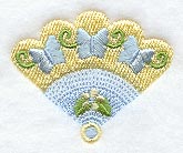 Heirloom Butterfly Fan