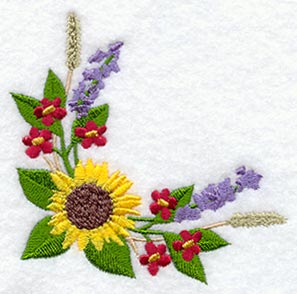 Floral Spray Corner - Autumn