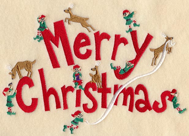 Merry Christmas and Elves