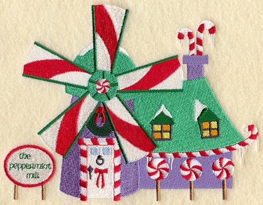 North Pole Peppermint Mill