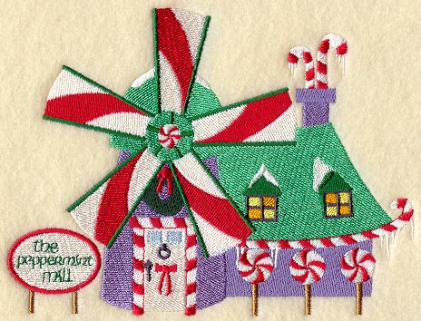 North Pole Peppermint Mill