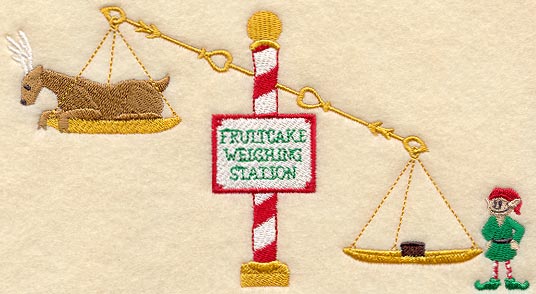 North Pole Fruitcake Weighing Station