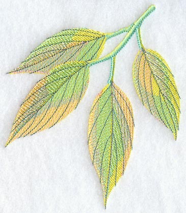 Dogwood Leaves in Watercolor