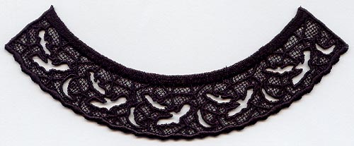 Collar Halloween Bats (Lace)