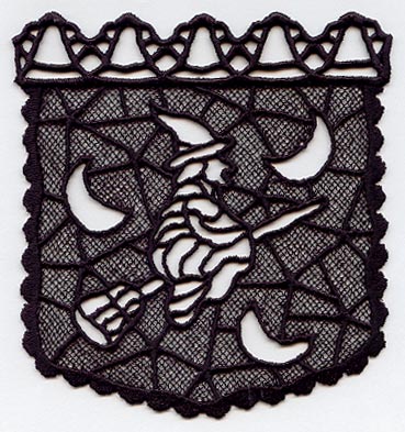 Pocket Halloween Witch (Lace)