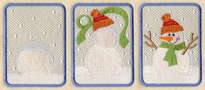 Snowman Under Construction