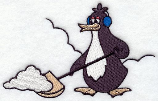 Shoveling Penguin