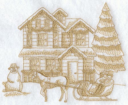 Sleigh Ride (Toile)
