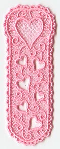 Heart Bookmark (Lace)