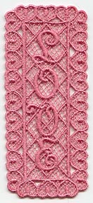 Love Bookmark (Lace)