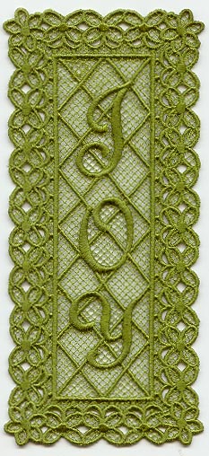Joy Bookmark (Lace)