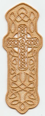 Celtic Cross Bookmark (Lace)