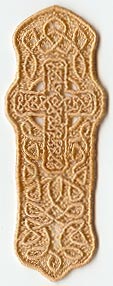 Celtic Cross Bookmark (Lace)