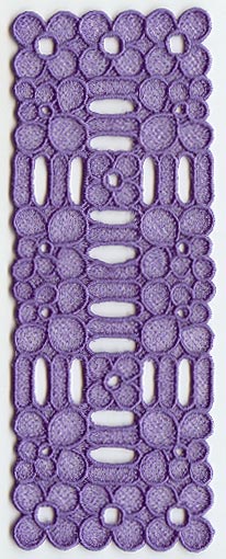 Flower Petals Bookmark (Lace)