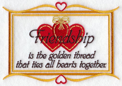 Friendship is the Golden Thread