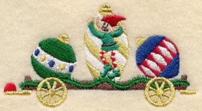 North Pole Train - Ornament Car