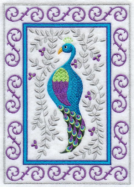 Victorian Christmas Peacock