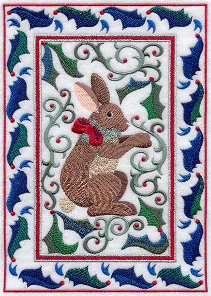 Victorian Christmas Rabbit