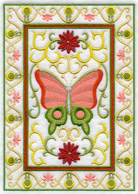 Victorian Christmas Butterfly