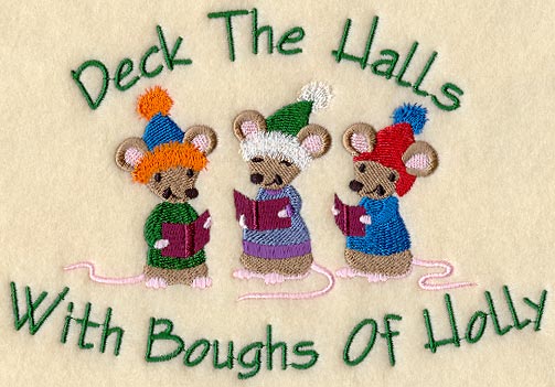 Deck the Halls Mice - Front