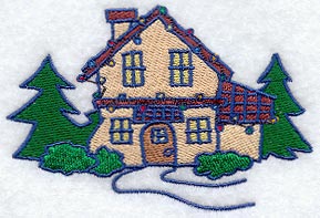 Kiddie Christmas Village House 2