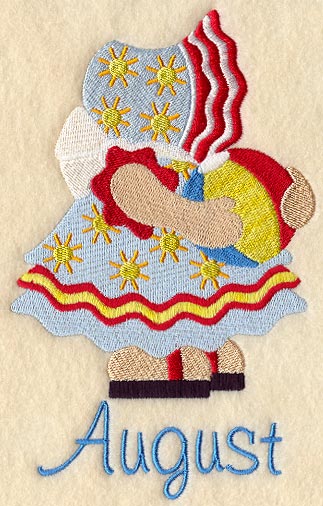 Sunbonnet Sue - August