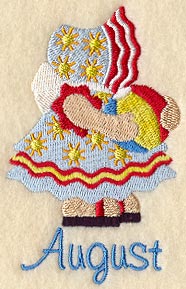 Sunbonnet Sue - August