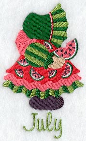 Sunbonnet Sue - July 2