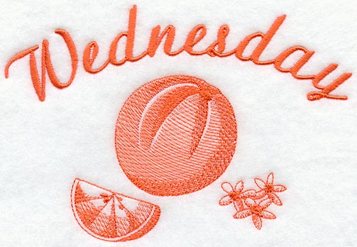 Wednesday - Orange (Toile)