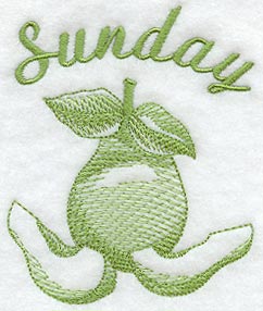 Sunday - Pear (Toile)