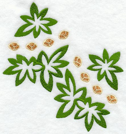 Giraffe and Leaf Spray - Lg