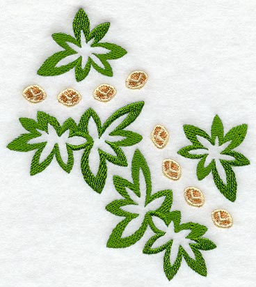 Giraffe and Leaf Spray - Lg