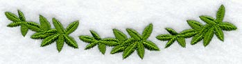 Giraffe and Leaf Collar Border - Lg