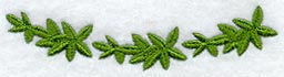 Giraffe and Leaf Collar Border - Lg