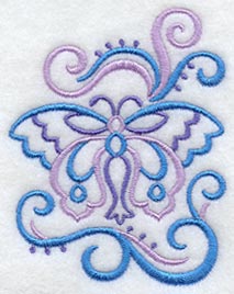 Butterfly Wedge - Lg (Mirror)