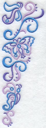 Butterfly Wedge Placket - Lg