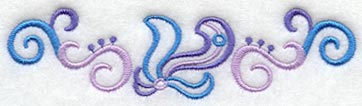 Butterfly Collar Border - Lg
