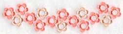 Cool Girl Collar Border - Lg (Crystals)