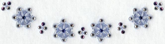 Snowflake Spray - Lg (Crystals)