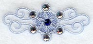 Snowflake Cuff (Crystals)
