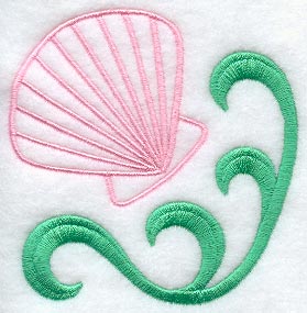 Seashell Wedge - Lg