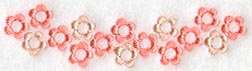 Cool Girl Collar Border - Lg (Mirror) (Crystals)